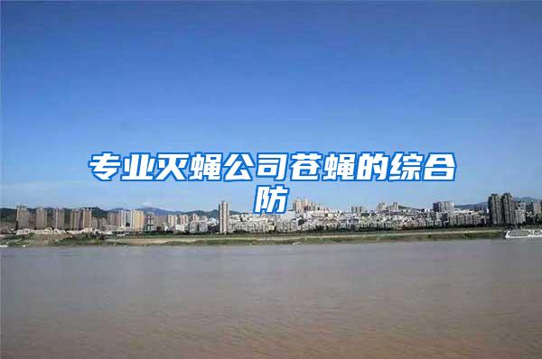 專業(yè)滅蠅公司蒼蠅的綜合防
