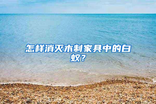 怎樣消滅木制家具中的白蟻？