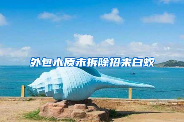 外包木質未拆除招來白蟻