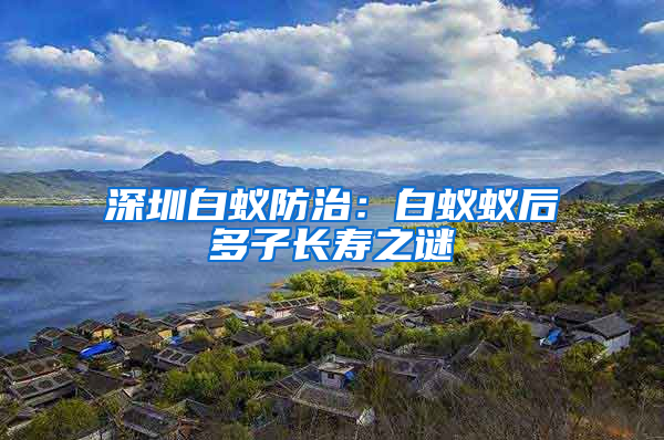 深圳白蟻防治：白蟻蟻后多子長壽之謎